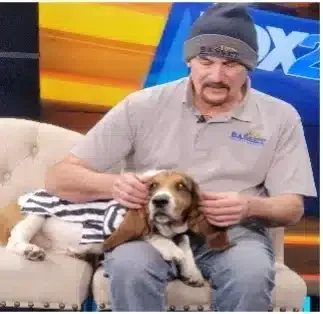 Owner on news station