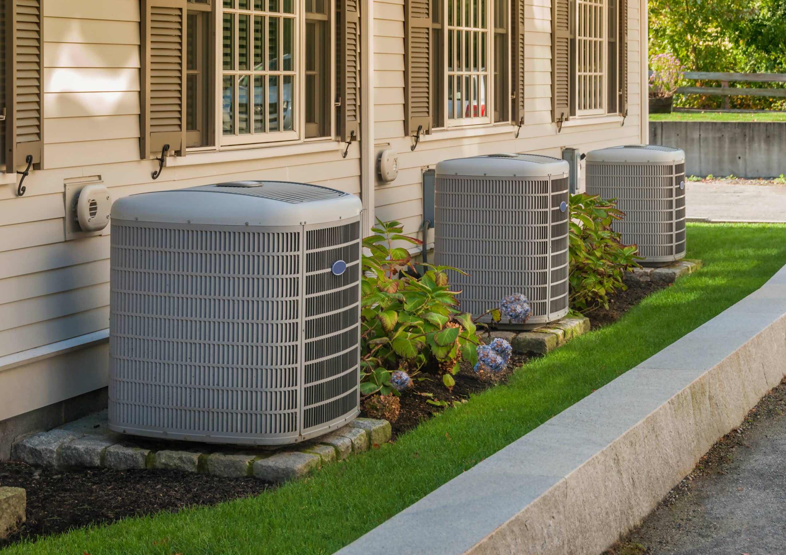 Air conditioner outside in Fountain, CO.
